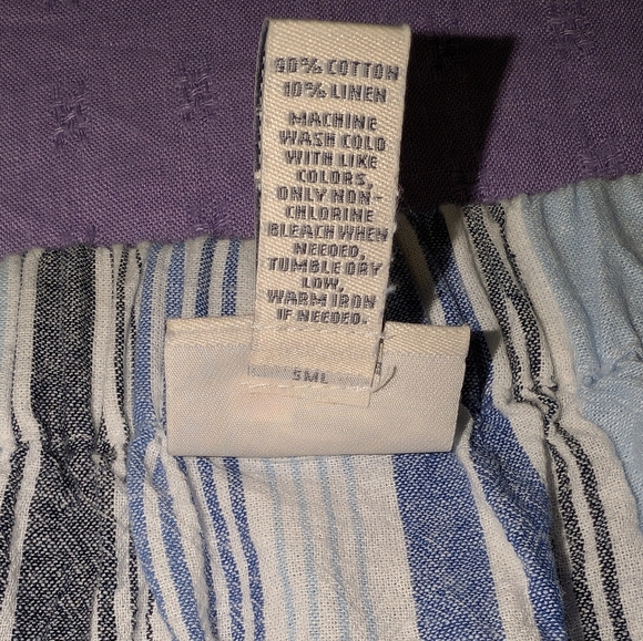 St. John's Bay Women's Chambray Midi Maxi Skirt 2X Button Front Cotton Linen - Picture 10 of 10